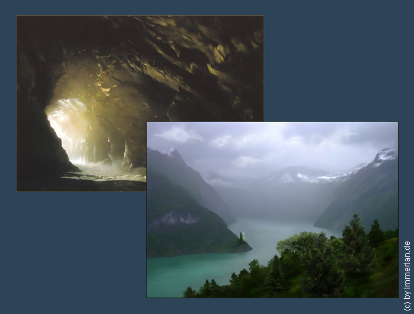 Die Geisterbärenhöhle und der Fjord von Kentyr